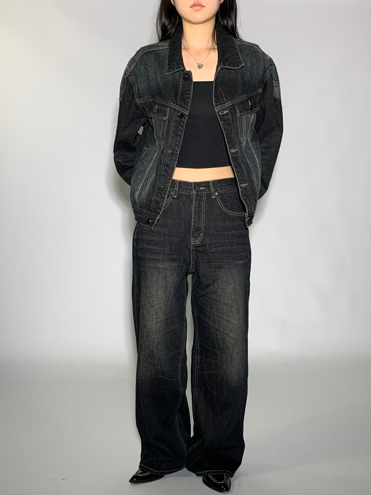 DEEP STRAIGHT SET - JACKET