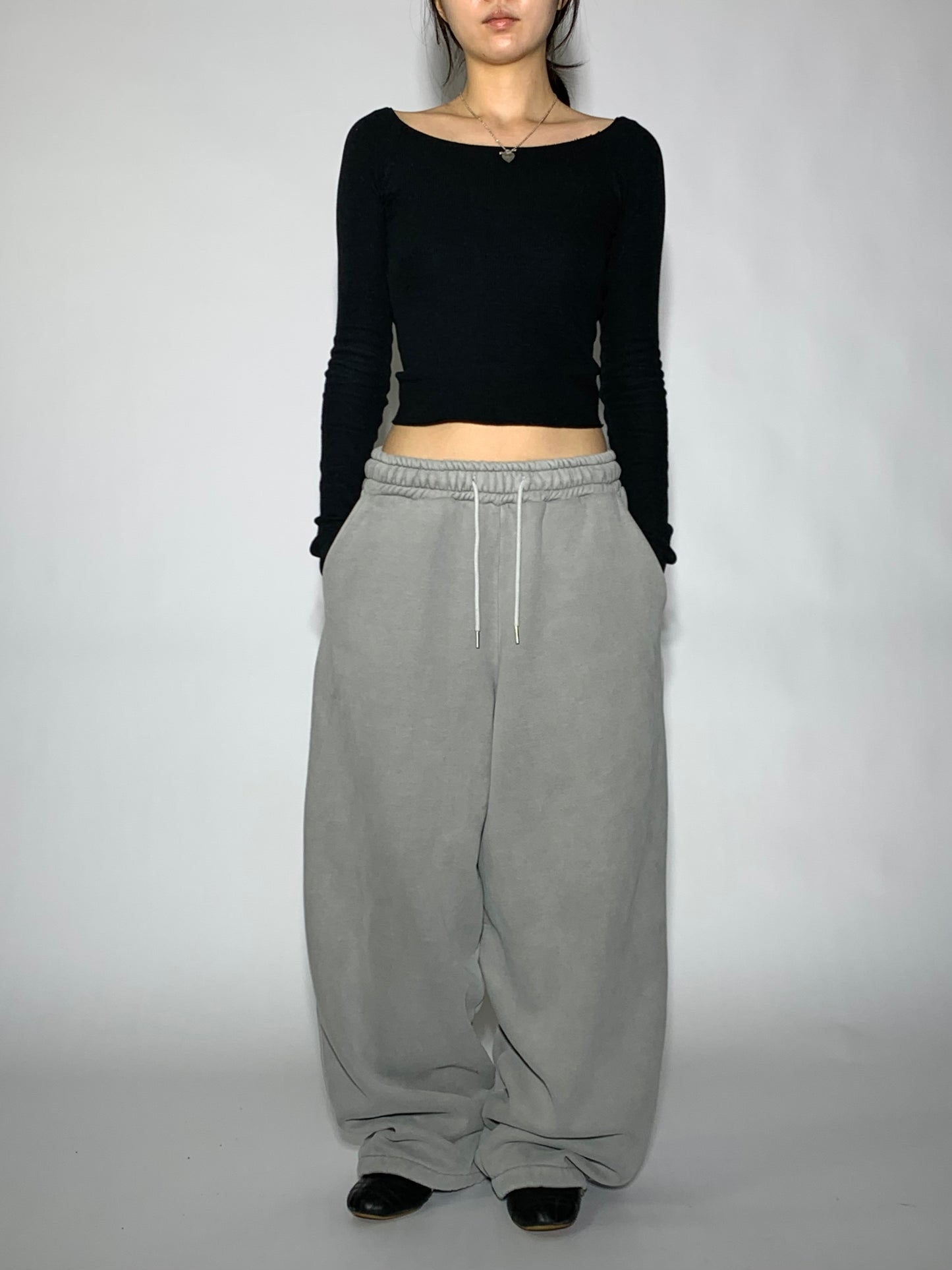 FLEECE BASIC SWEATPANTS
