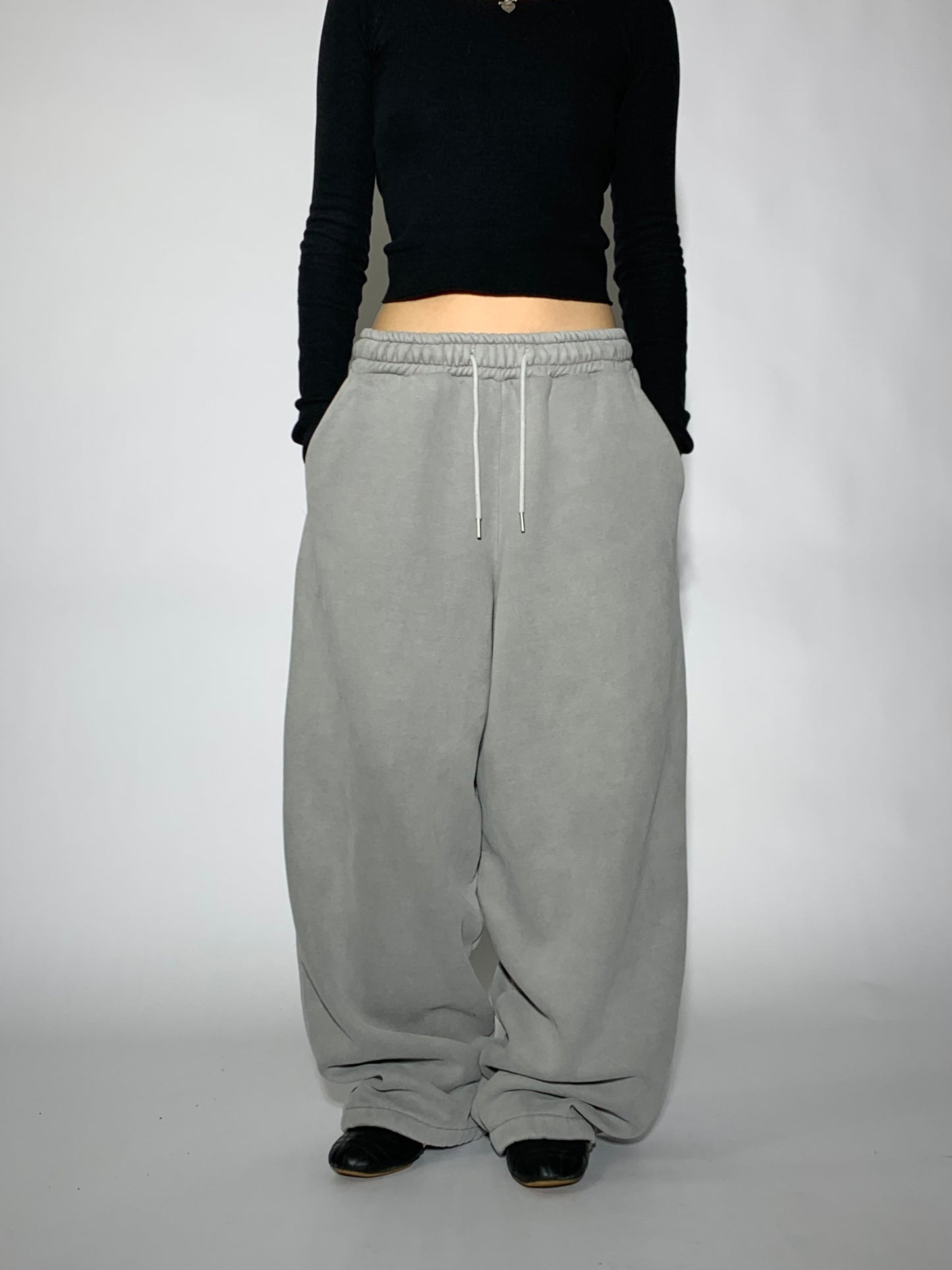 FLEECE BASIC SWEATPANTS