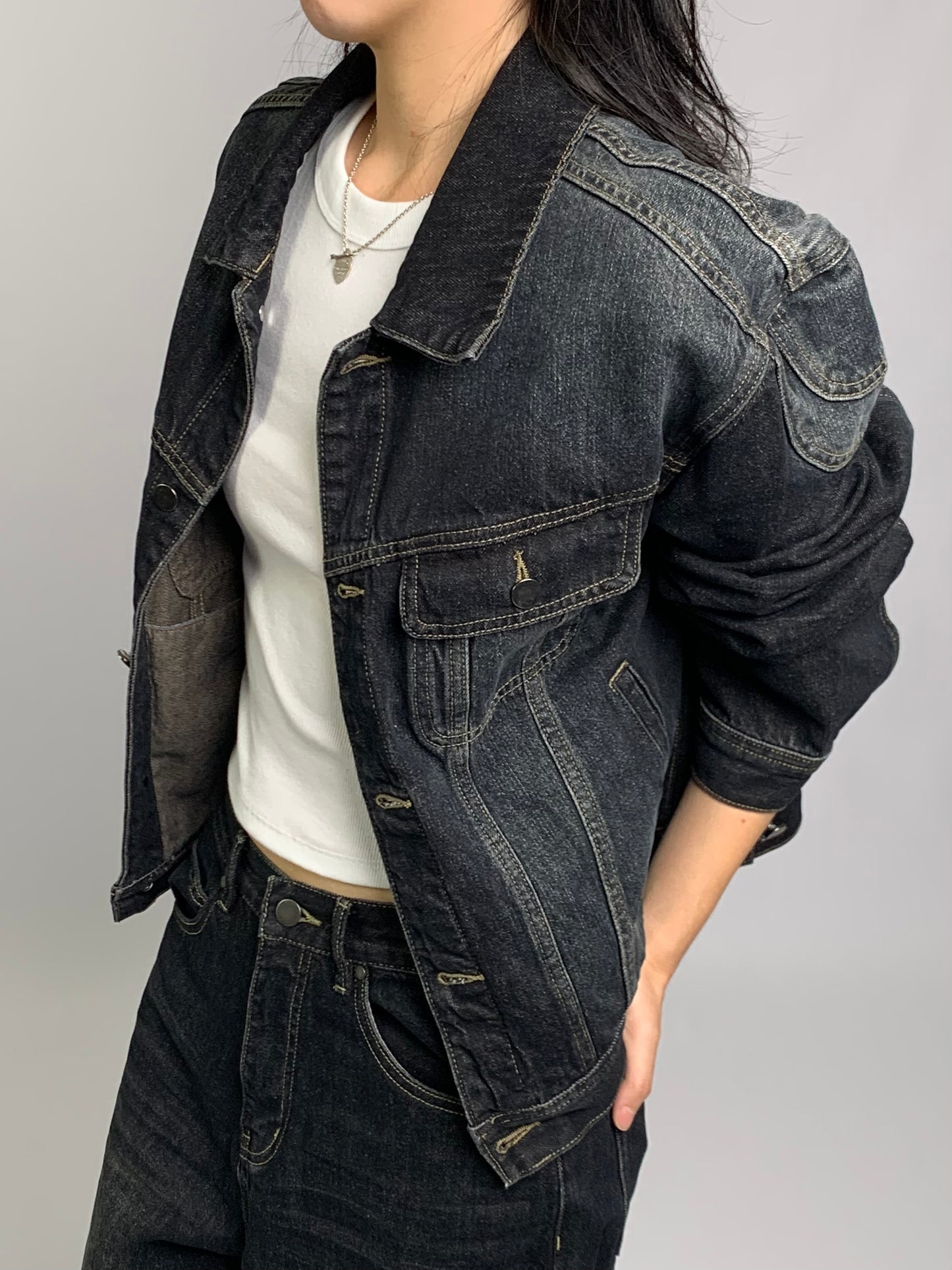 DEEP STRAIGHT SET - JACKET