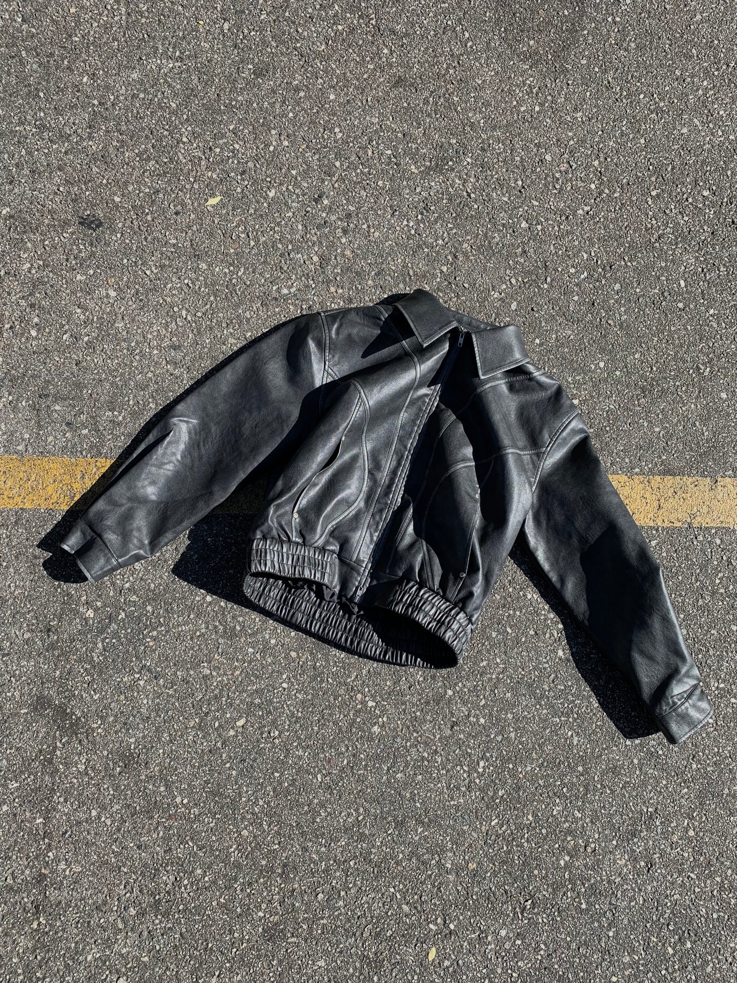 WASHED LEATHER JACKET