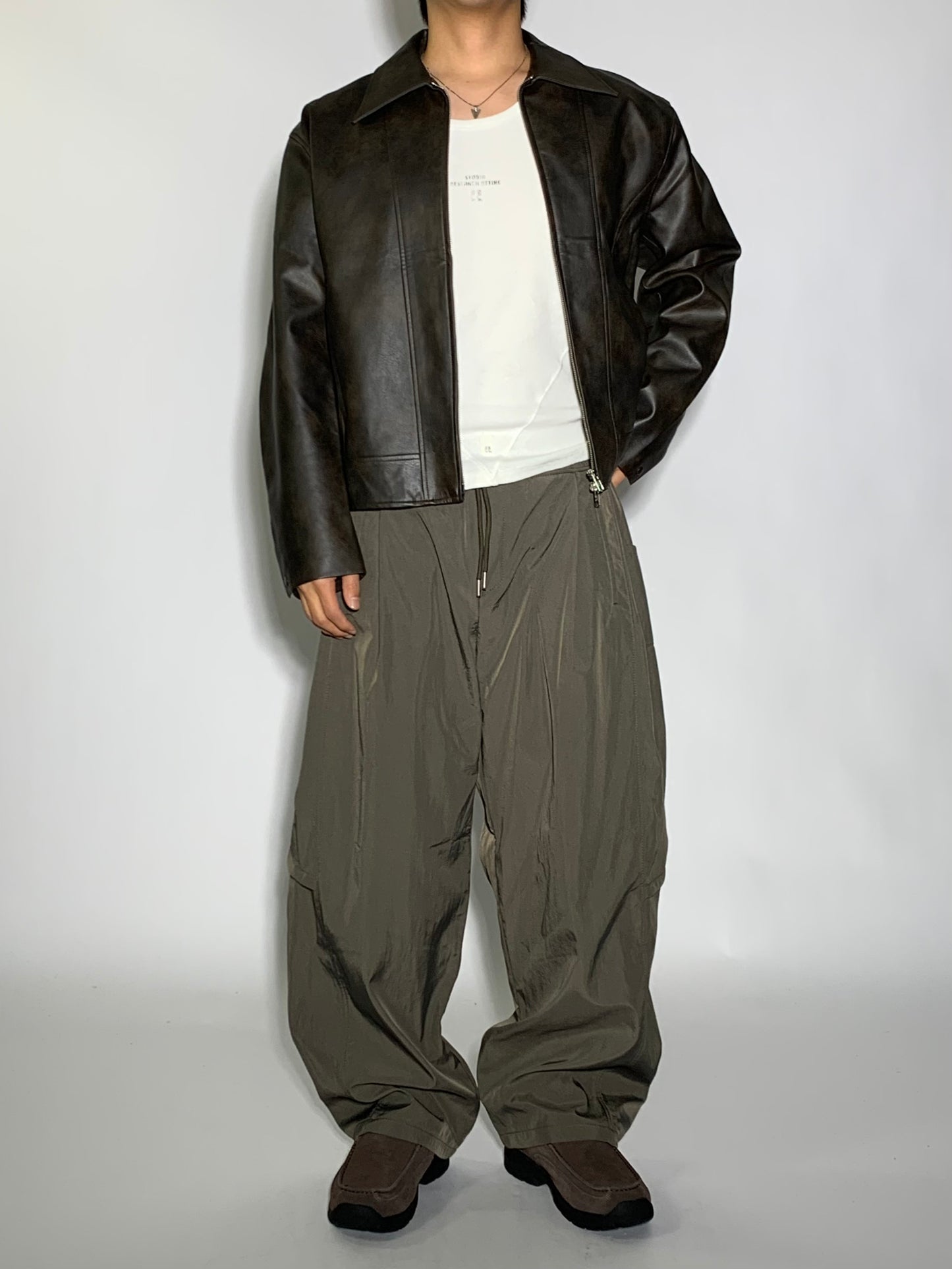 FLEECE NYLON PANTS