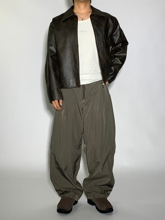 FLEECE NYLON PANTS