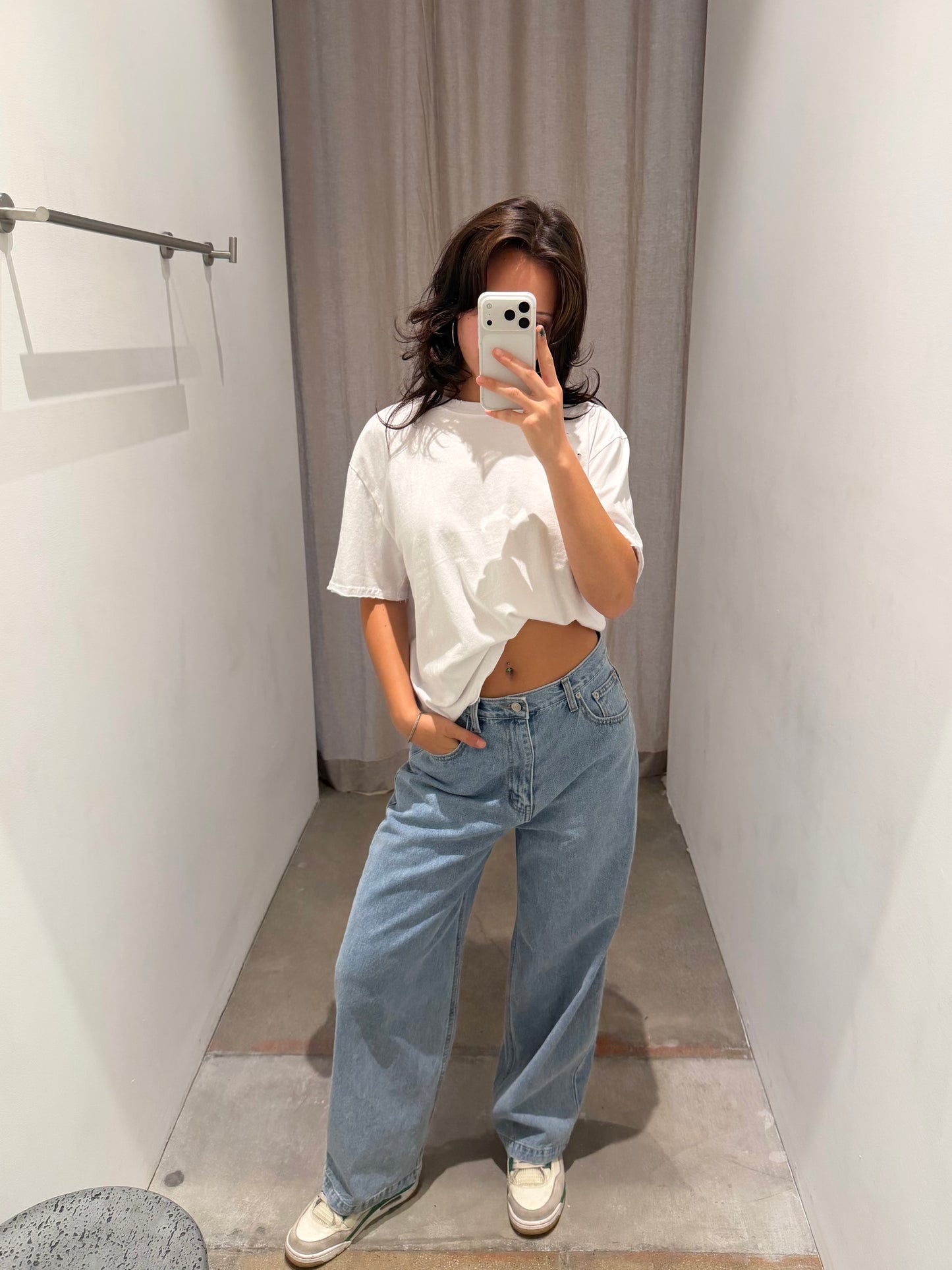 SEMI BARREL DENIM