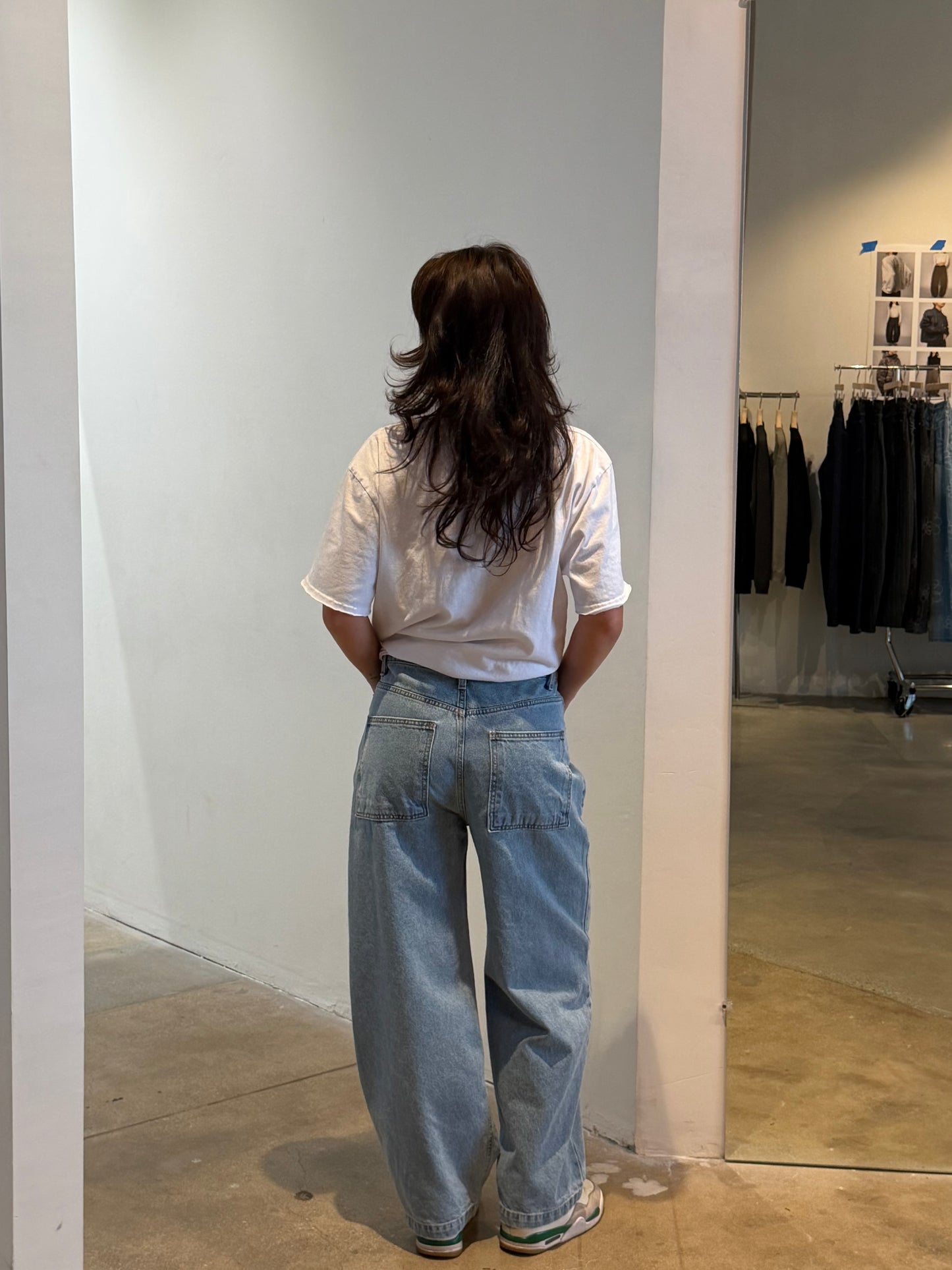 SEMI BARREL DENIM