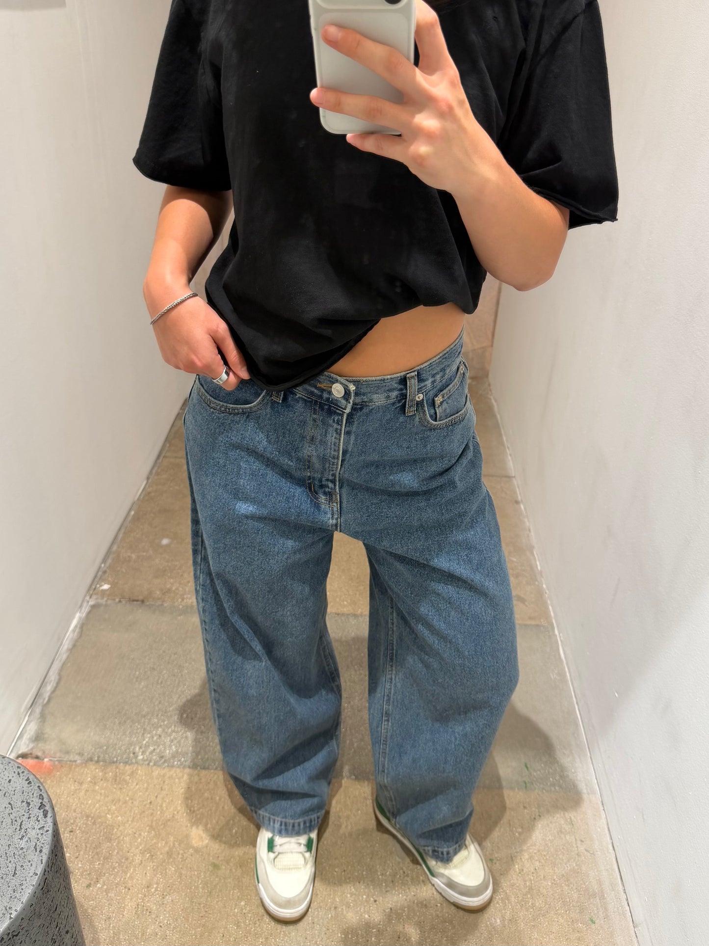 SEMI BARREL DENIM