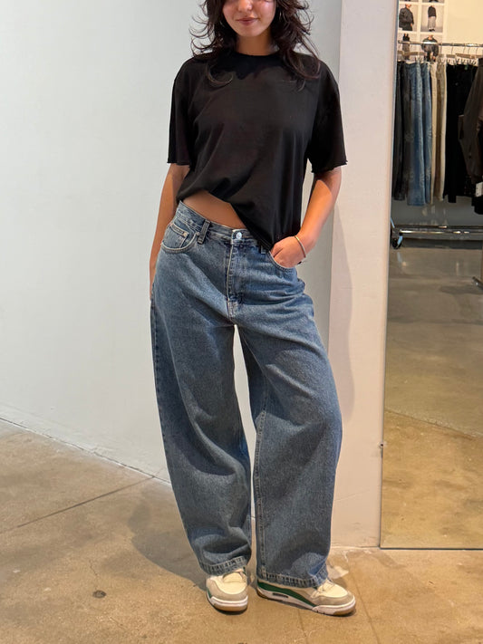 SEMI BARREL DENIM