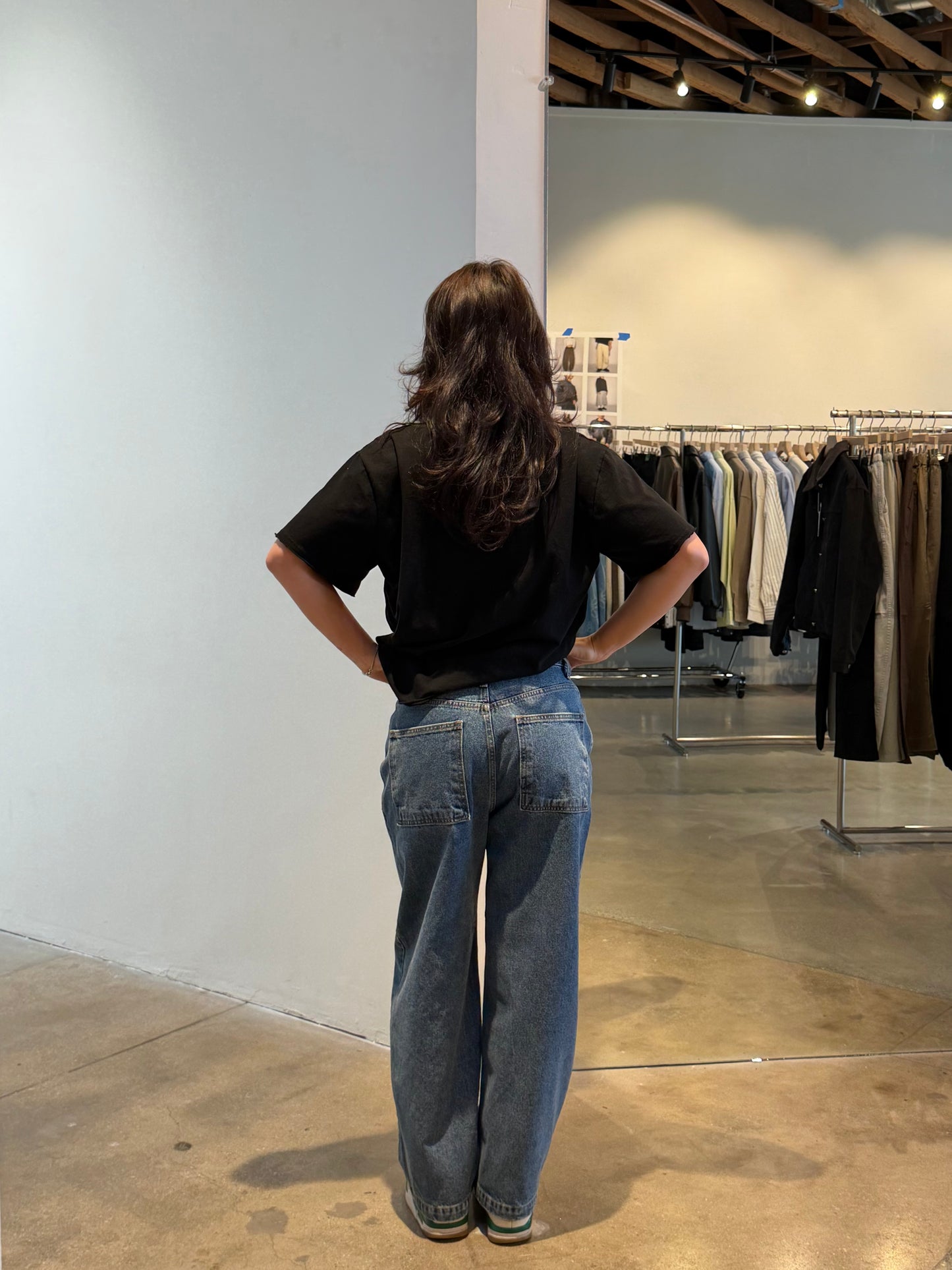SEMI BARREL DENIM