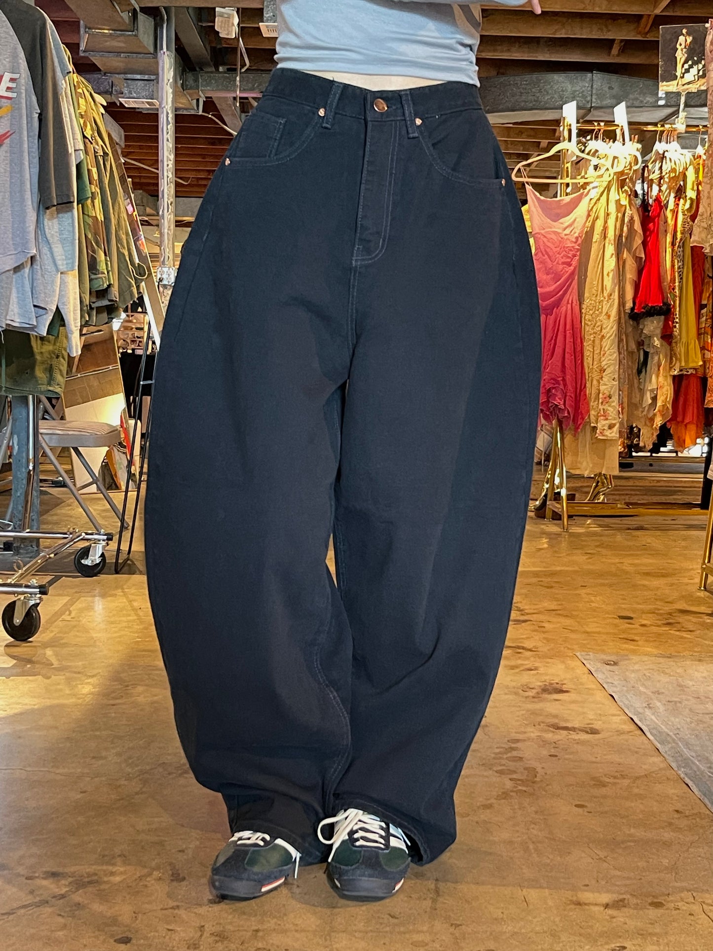 COTTON WIDE PANTS