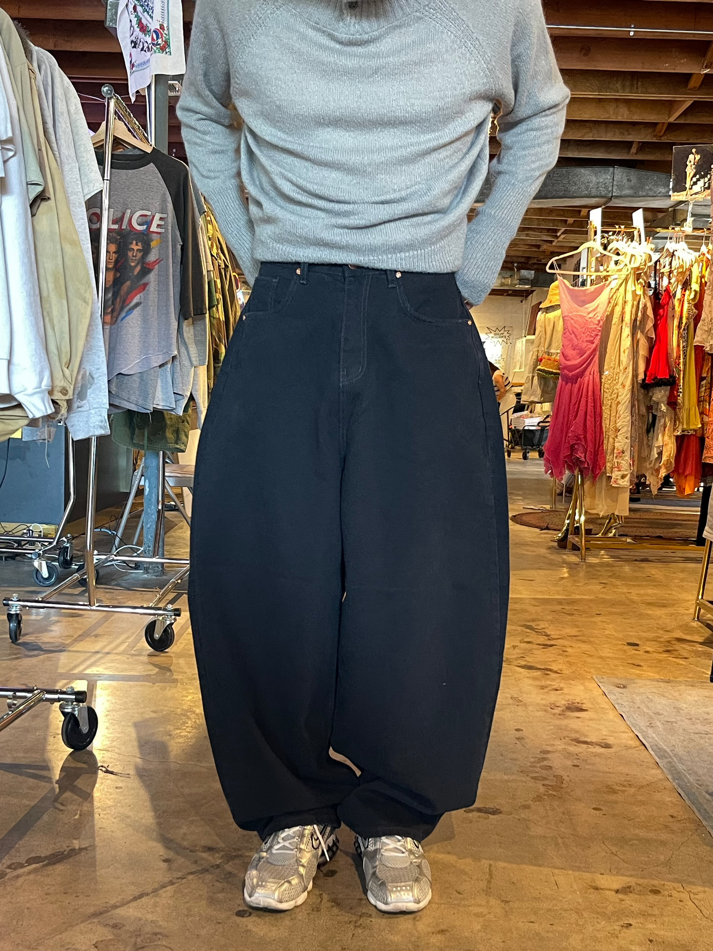 COTTON WIDE PANTS