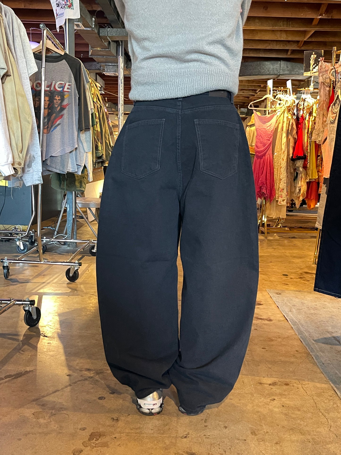 COTTON WIDE PANTS