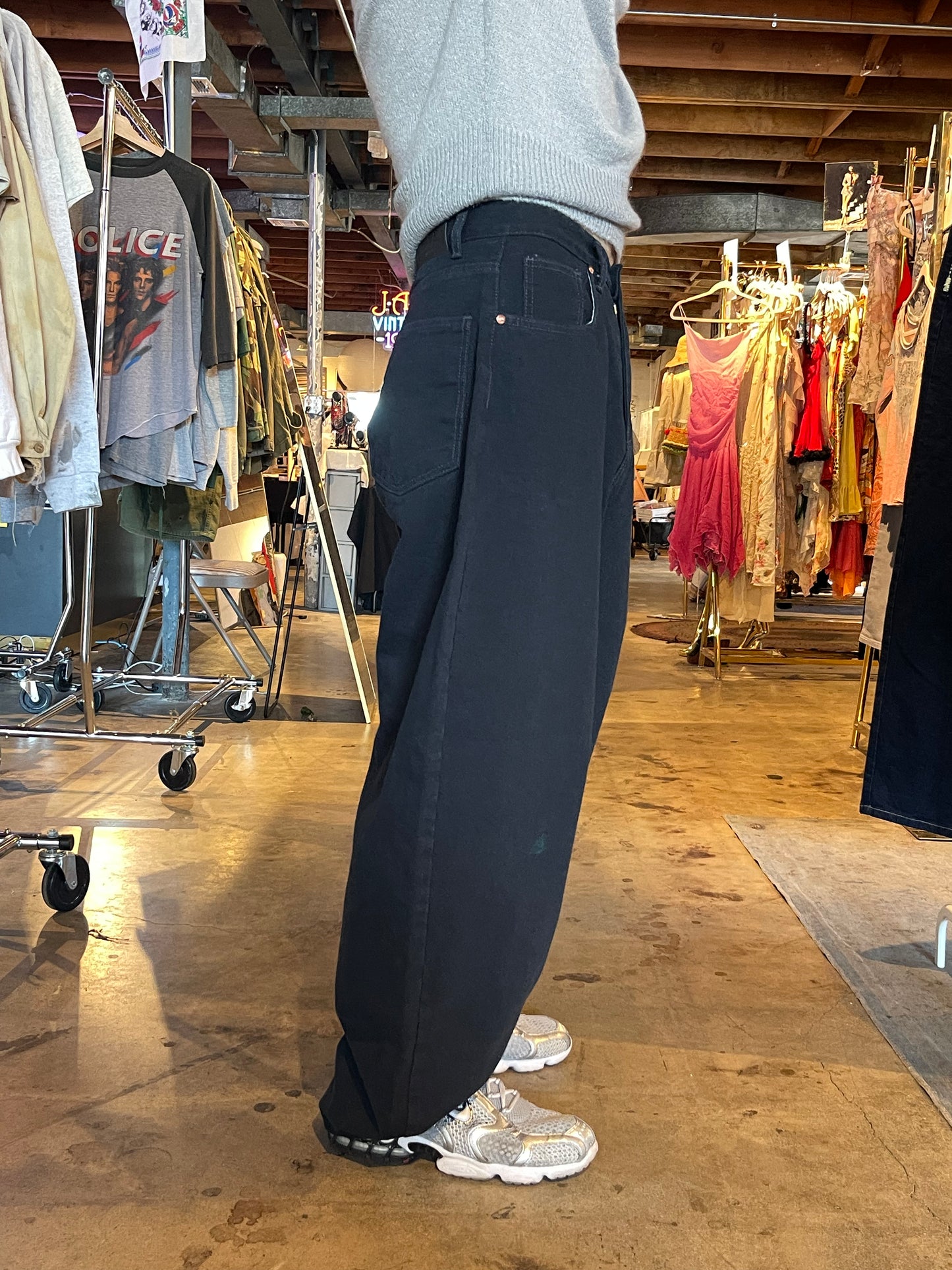 COTTON WIDE PANTS