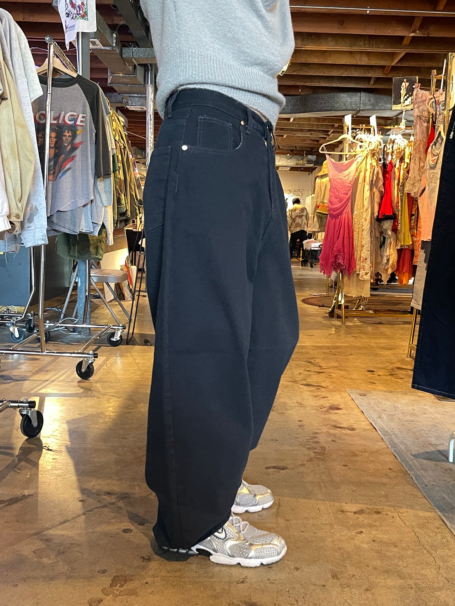 COTTON WIDE PANTS