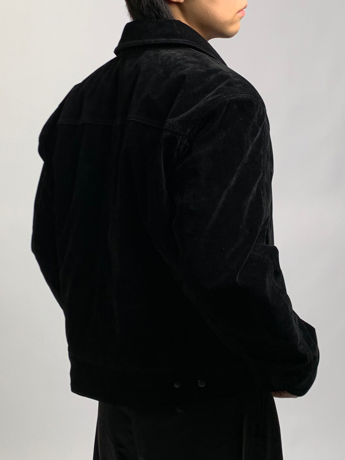 QUILTED SUEDE JACKET