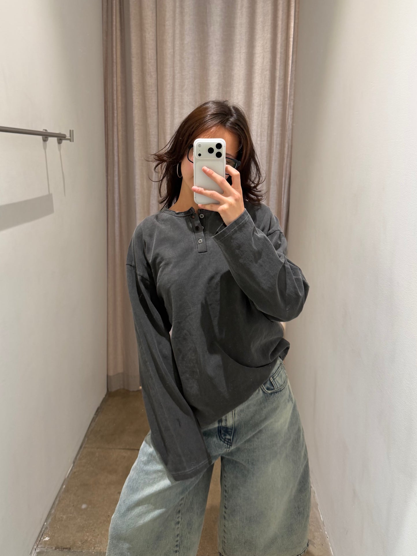 PIGMENT HENLEY TEE