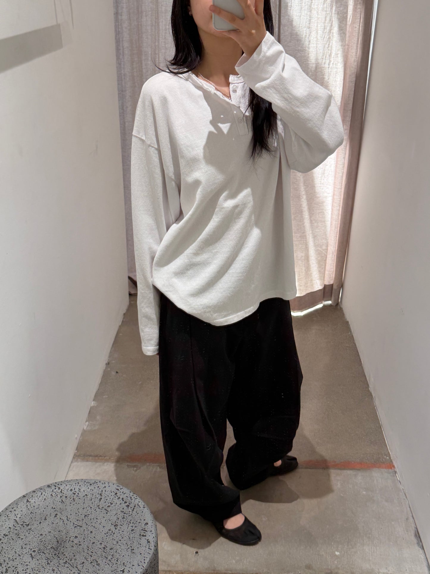 PIGMENT HENLEY TEE