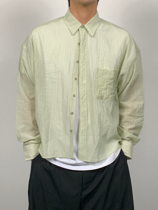 TENCEL CROP SHIRT