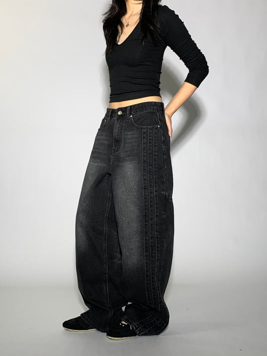 LINE WIDE PANTS