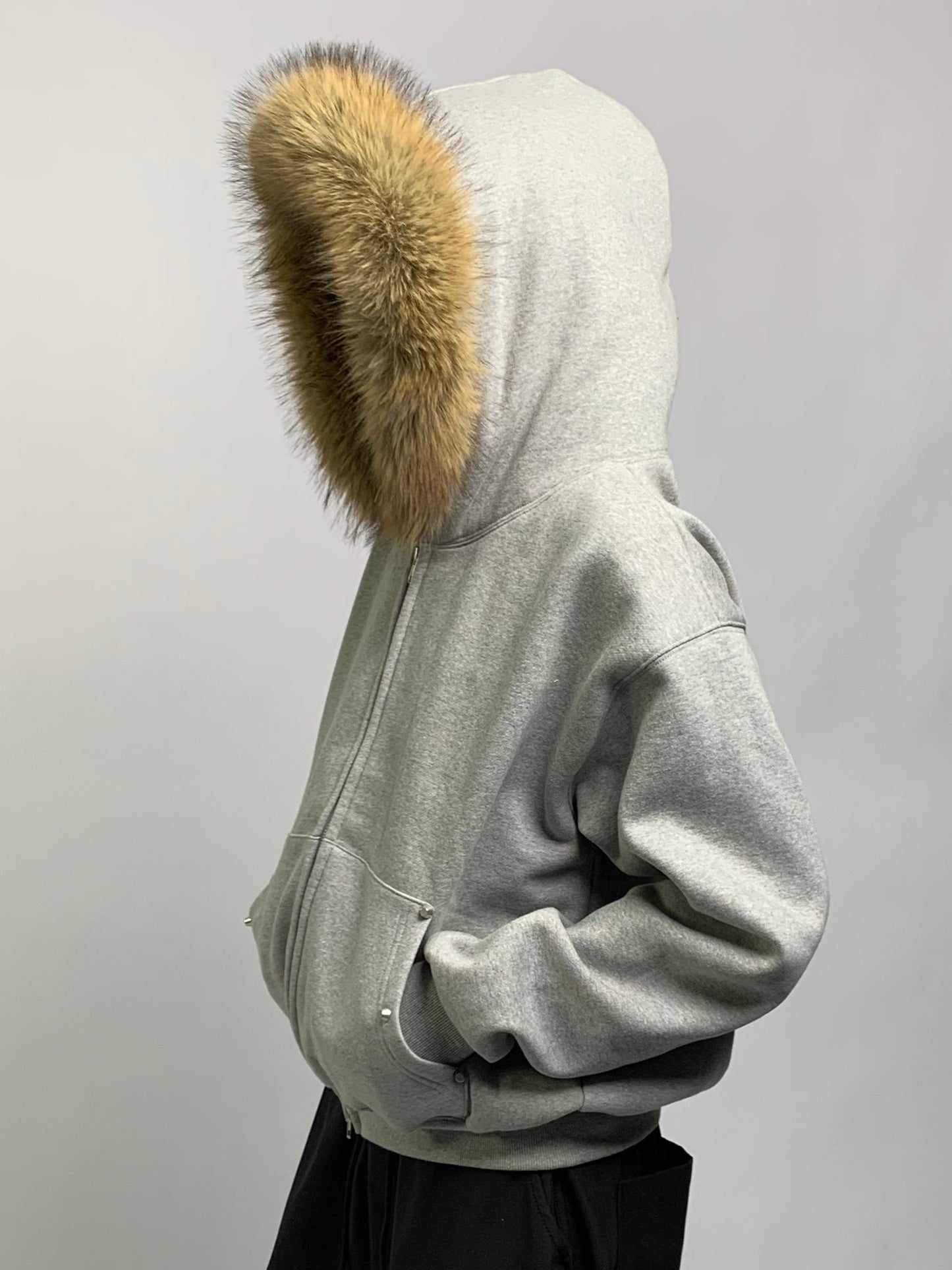 RACOON CROP ZIP UP