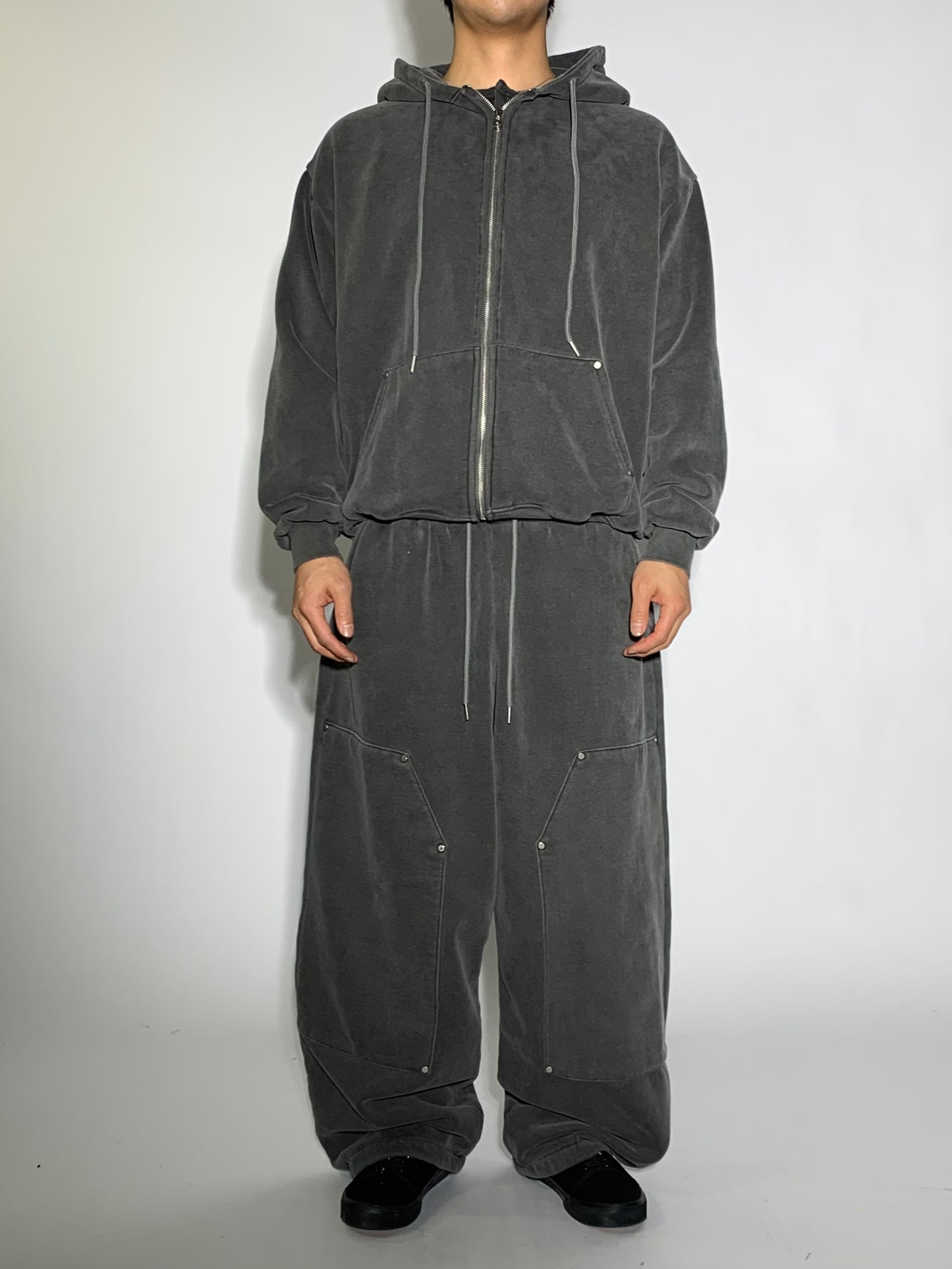 FLEECE DOUBLE KNEE SWEATPANTS