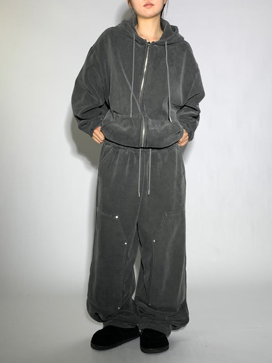FLEECE DOUBLE KNEE SWEATPANTS