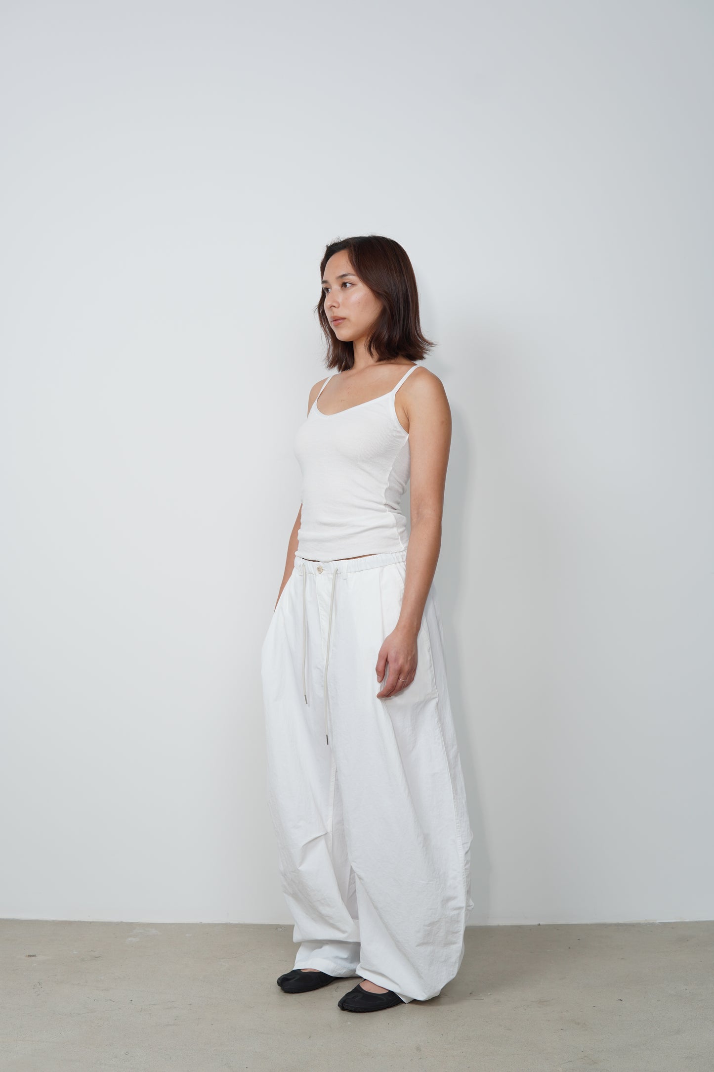 NYLON BARREL PANTS