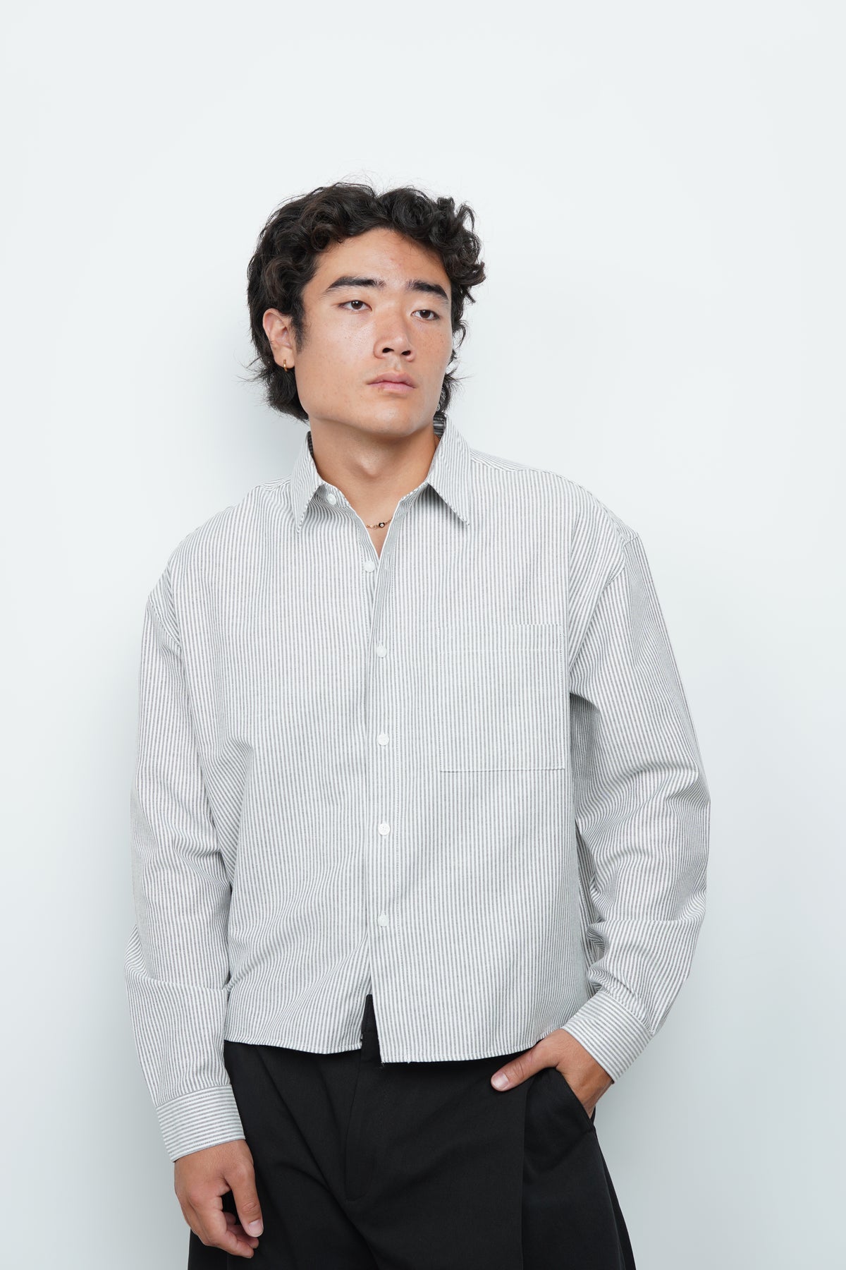 OXFORD CROP SHIRT