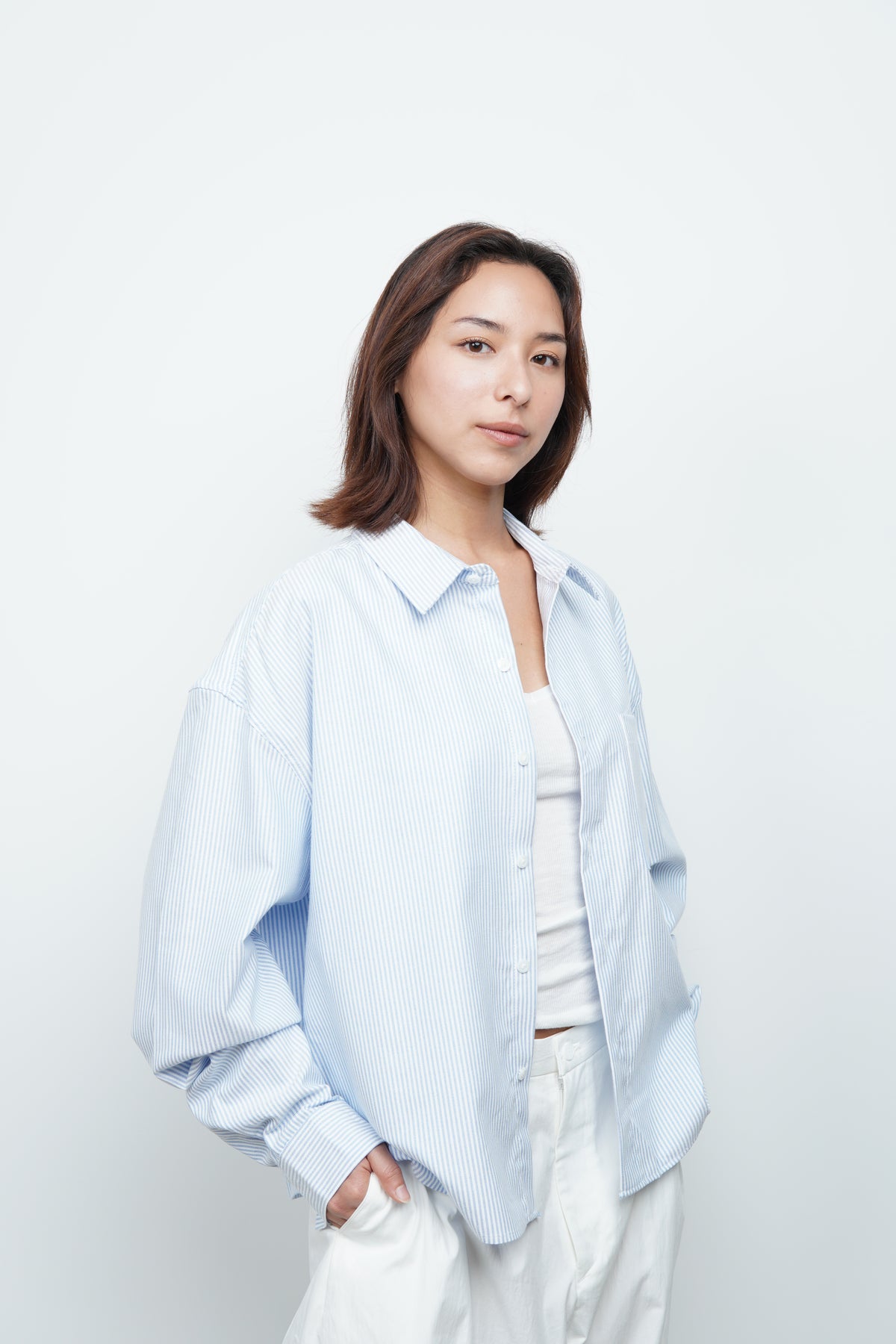 OXFORD CROP SHIRT