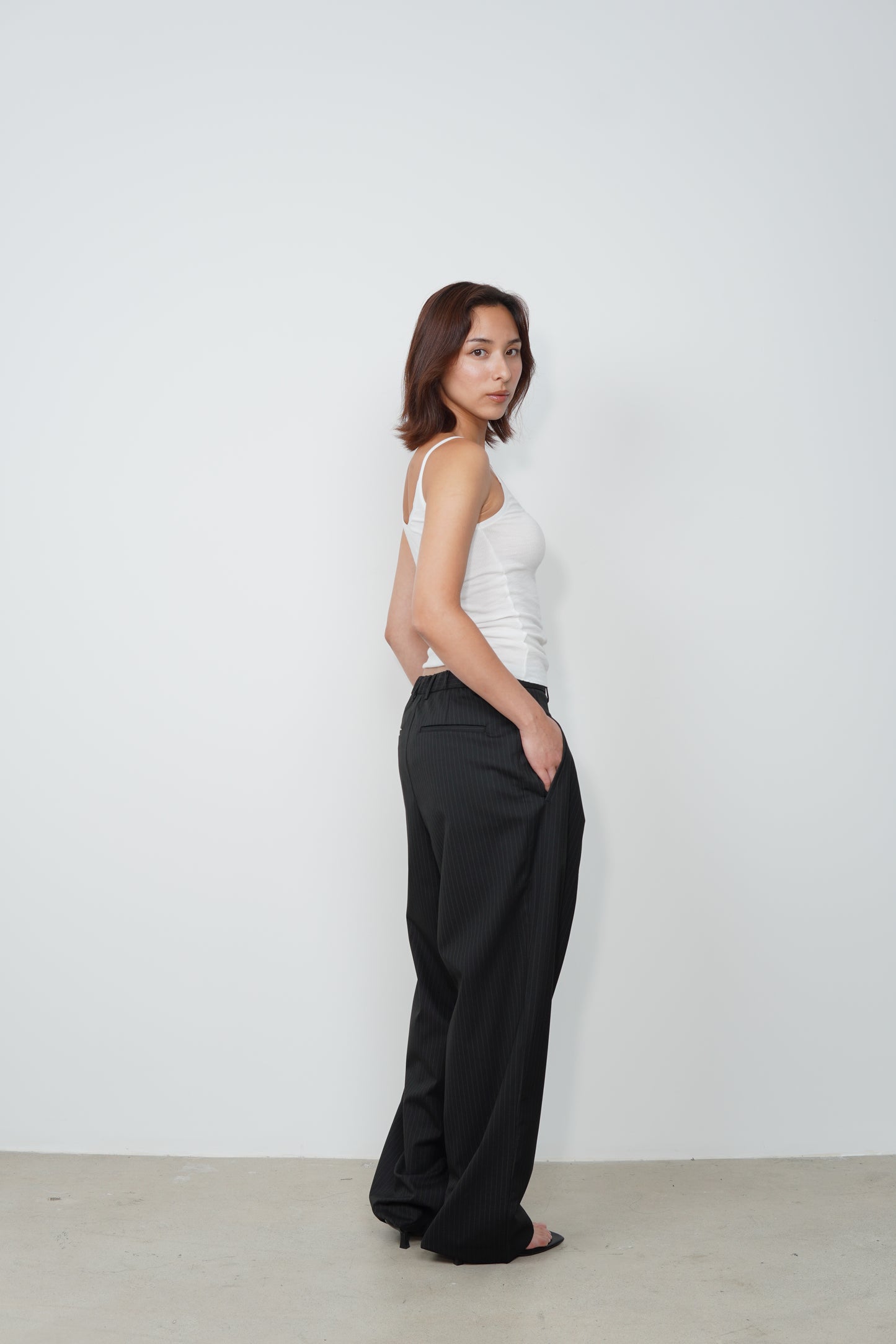 STRIPE BASIC SLACKS