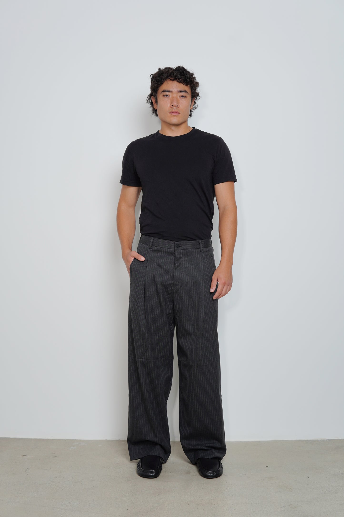 STRIPE BASIC SLACKS