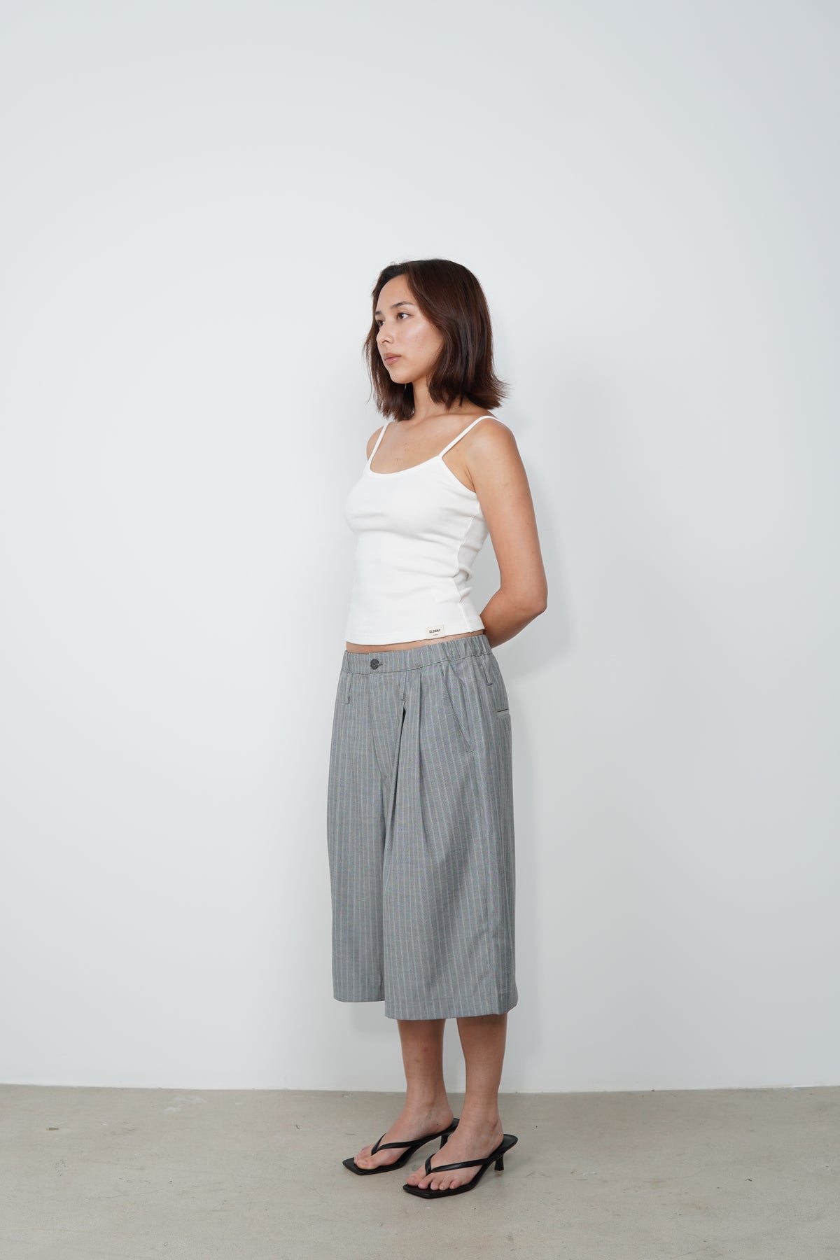 STRIPE BERMUDA (BELT SET)