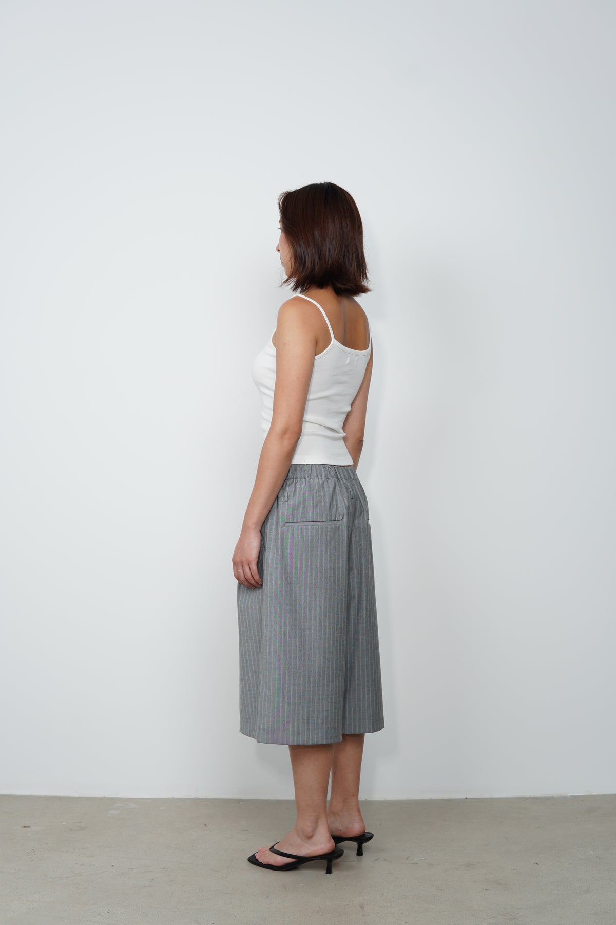 STRIPE BERMUDA (BELT SET)