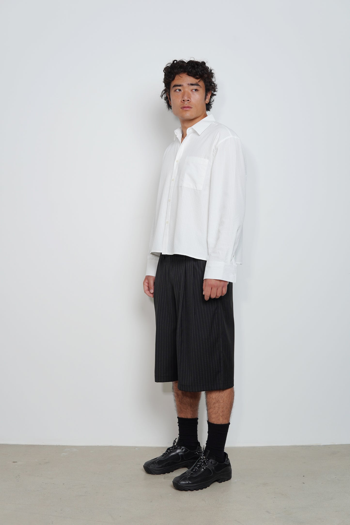 STRIPE BERMUDA (BELT SET)