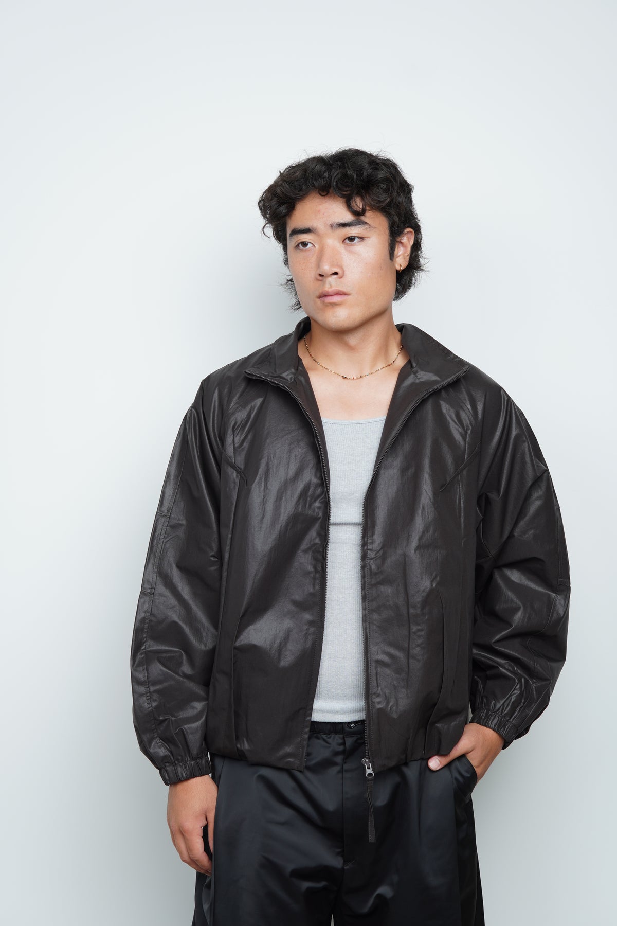 STRUCTURED PLEAT JACKET