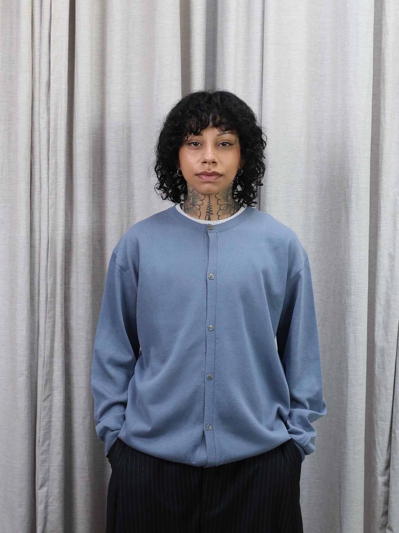 LINEN CARDIGAN