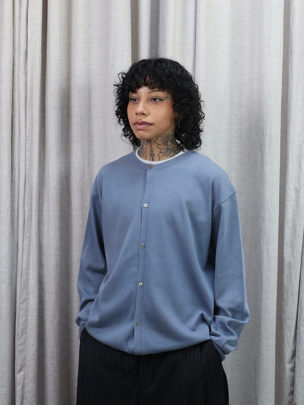 LINEN CARDIGAN