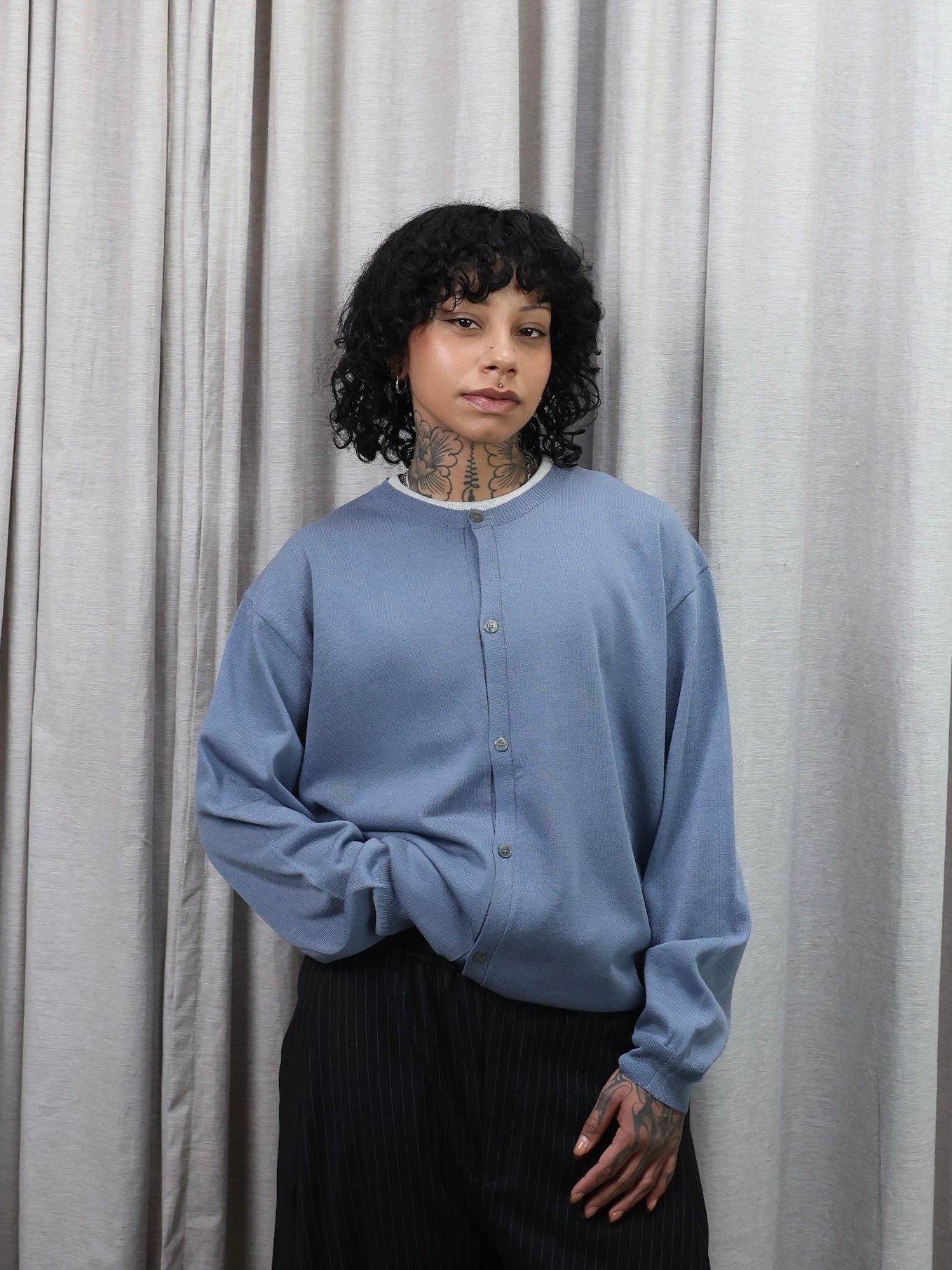 LINEN CARDIGAN