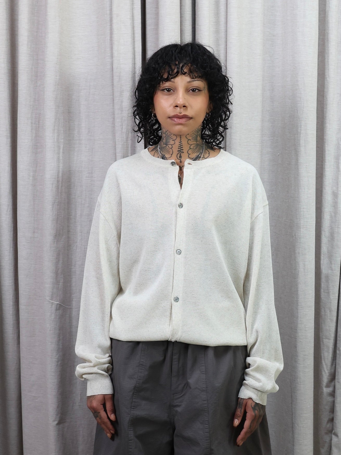 LINEN CARDIGAN
