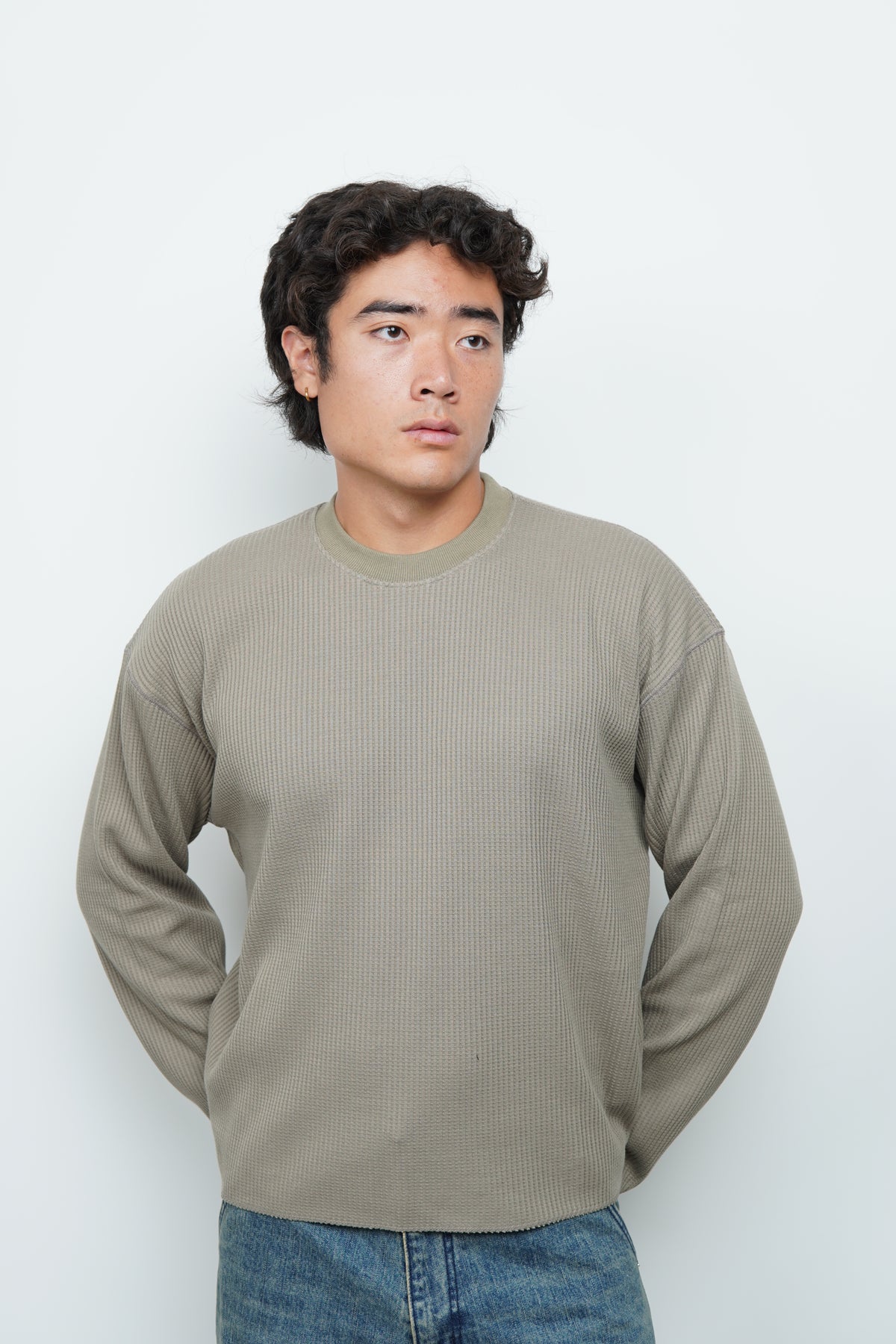 WAFFLE CROP TEE