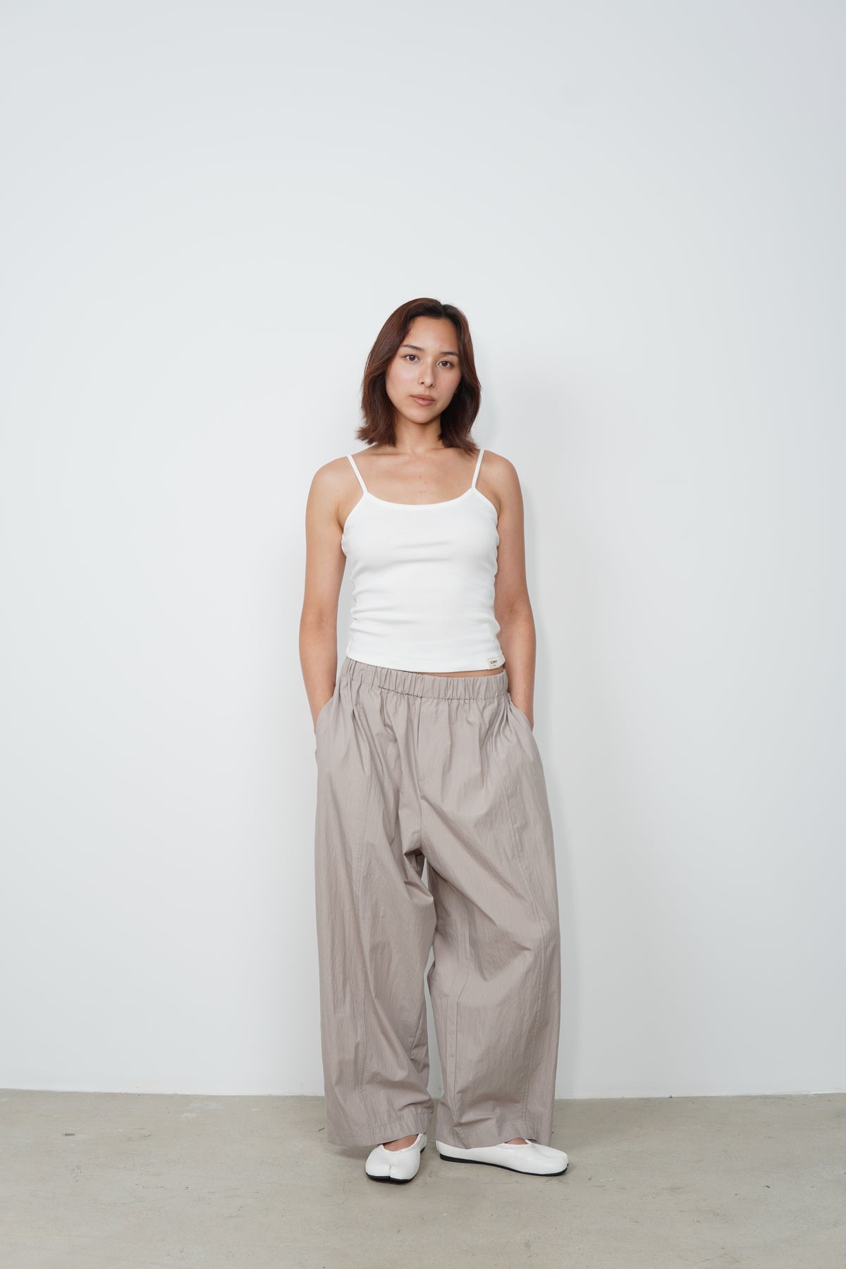 WASHED WIDE PANTS