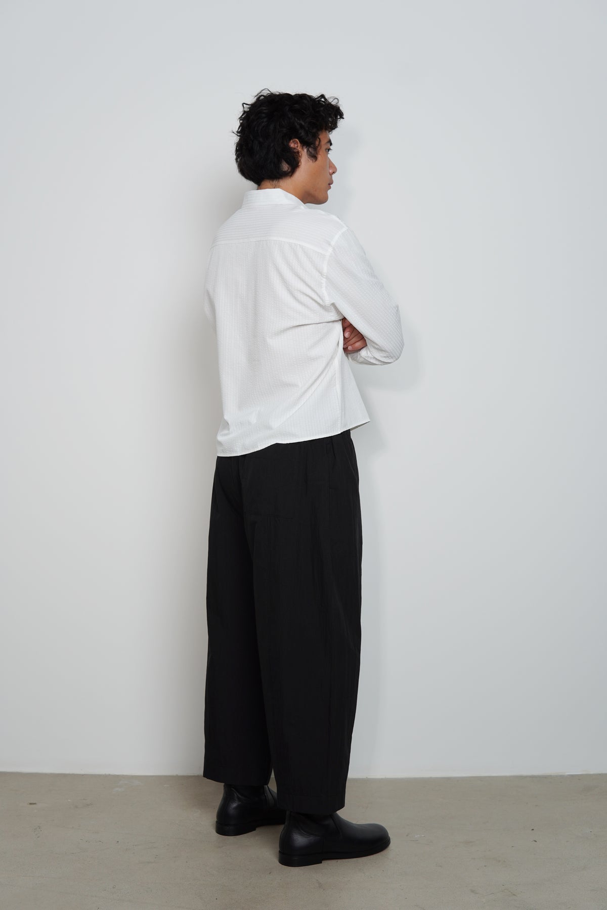 WASHED WIDE PANTS