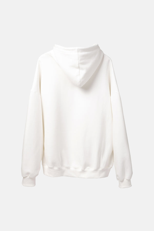 OVERSIZED HOODIE WHITE