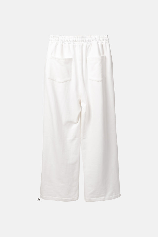 OVERSIZED SWEATPANTS WHITE