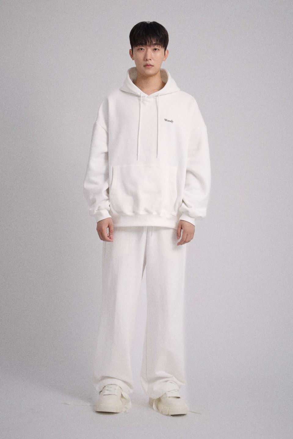 OVERSIZED SWEATPANTS WHITE