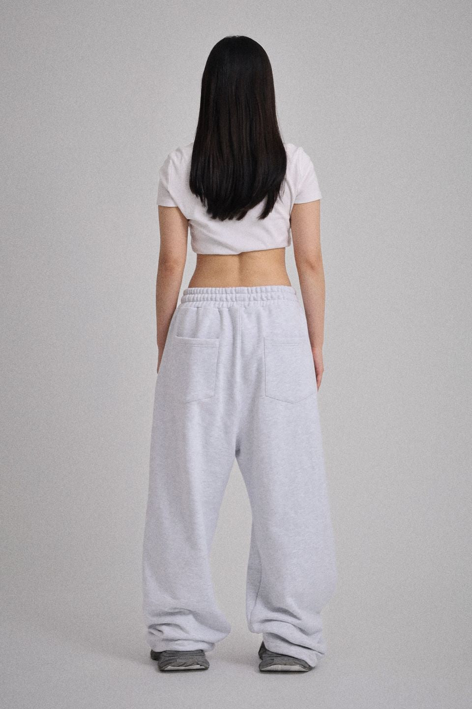 OVERSIZED SWEATPANTS MELANGE