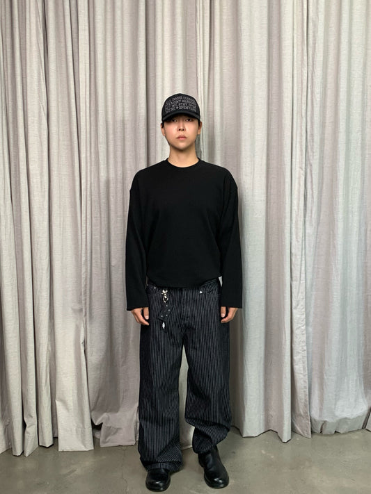 RIVET STRIPE DENIM