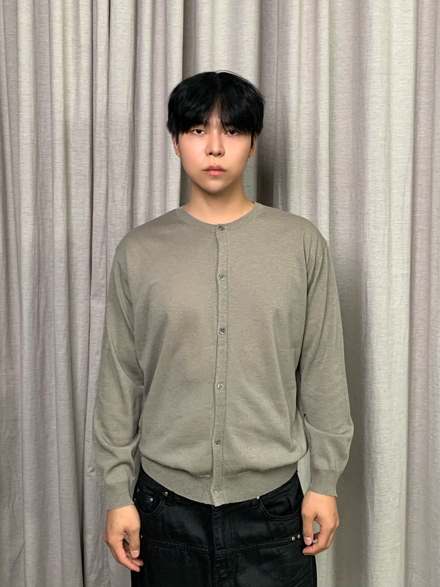 LINEN CARDIGAN